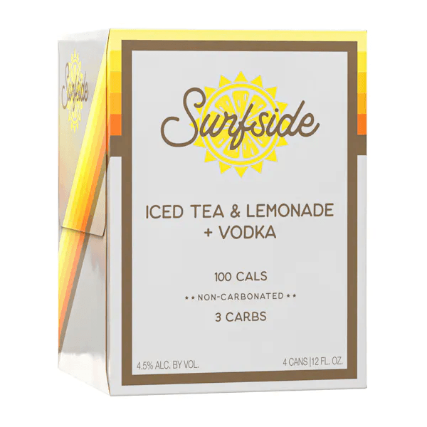 SURFSIDE LEMONADE ICE TEA 4PK CAN