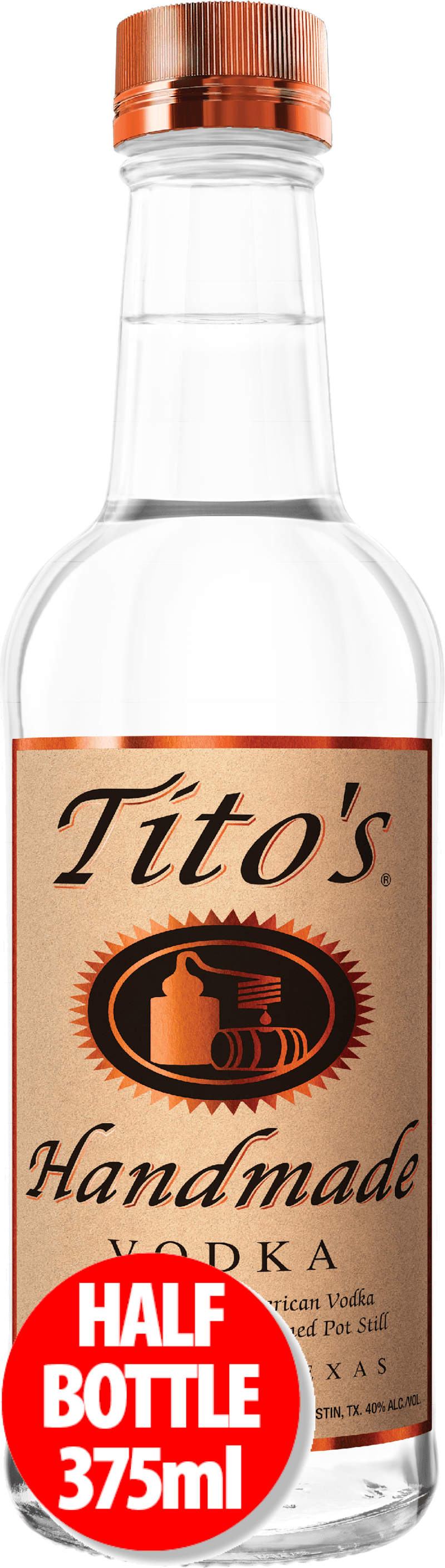TITOS VODKA 375ML