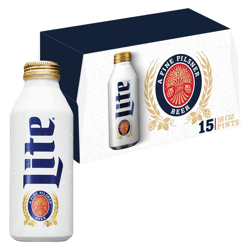 MILLER LITE ALUM 15PK