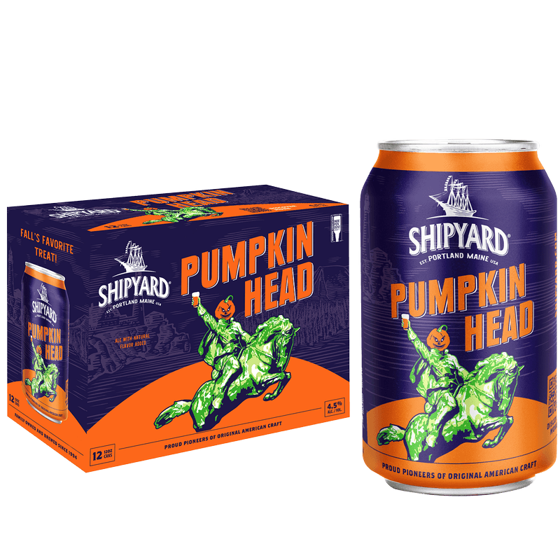 SHIPYARD PUMKIN HEAD 12PK CAN