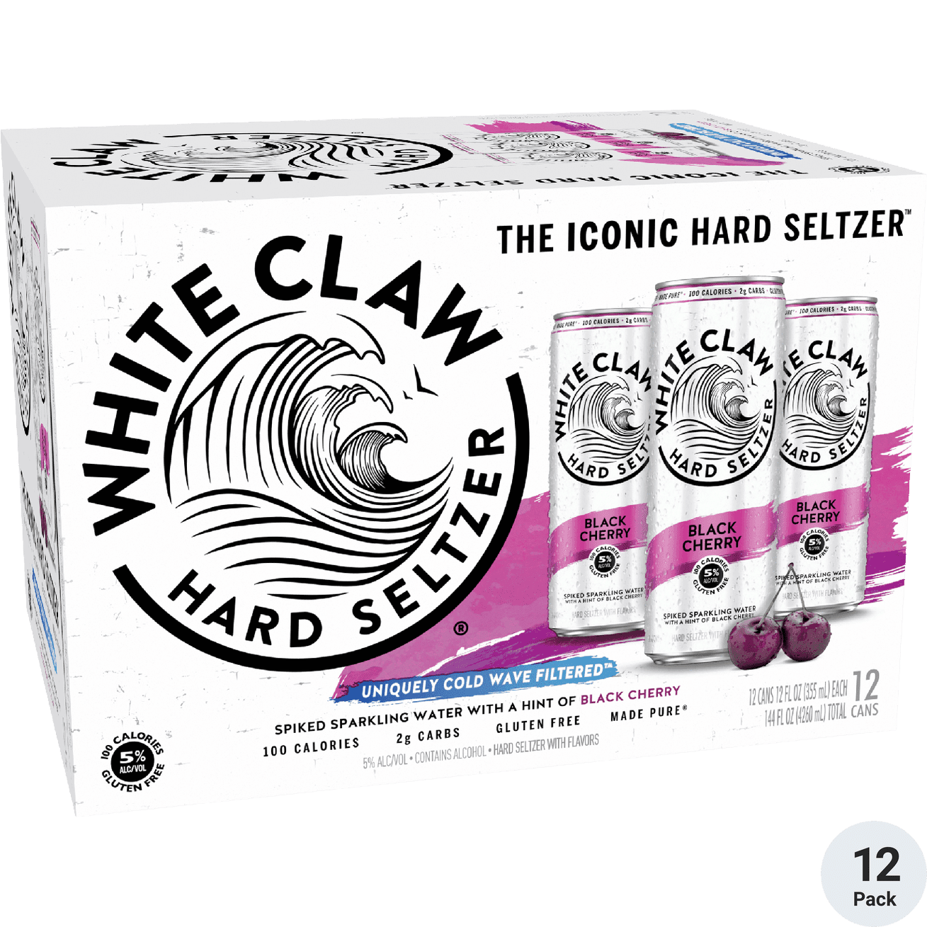 WHITE CLAW BLACK CHERRY 12PK
