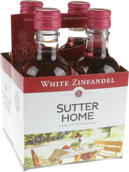 SUTTER HOME WHITE ZINFANDEL 4PK