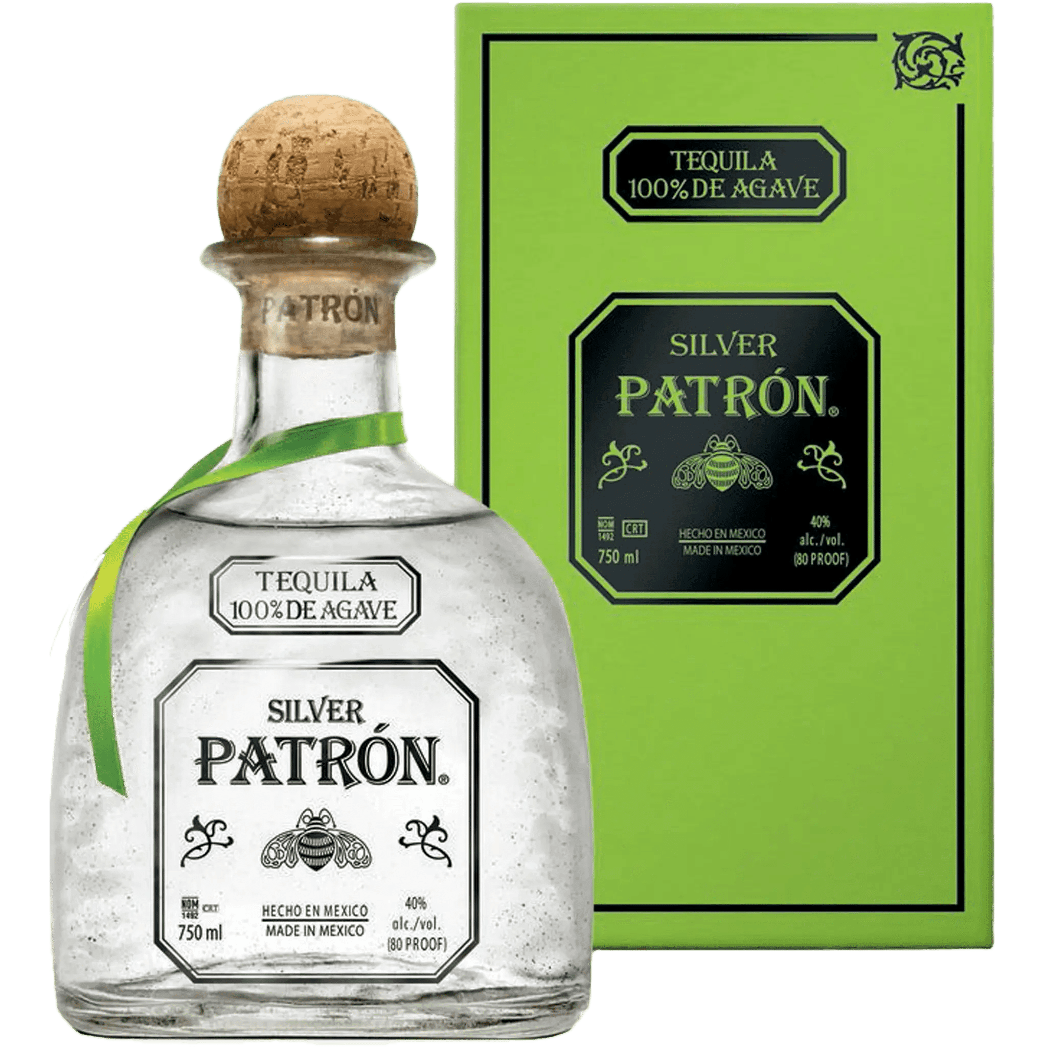 PATRON TEQUILA SILVER 750ML