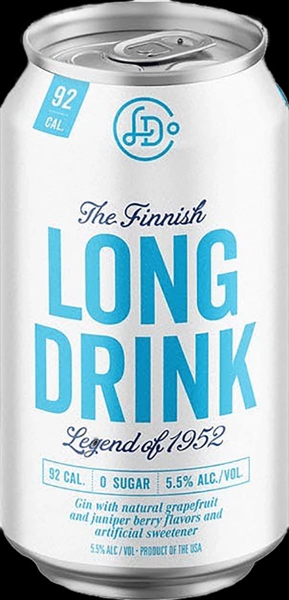 LONG DRINK 0 SUGAR WHITE  6PK