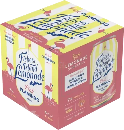 FISHER LEMONDE PINK FLAMINGO 4PK CAN