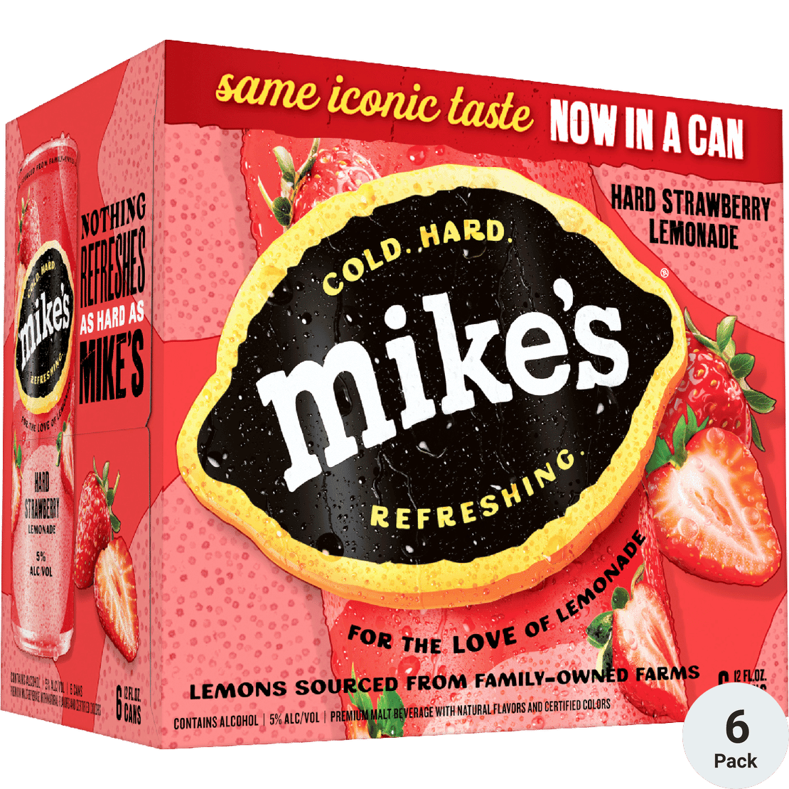 MIKES STRAWBERRY LEMONADE 6PK CAN