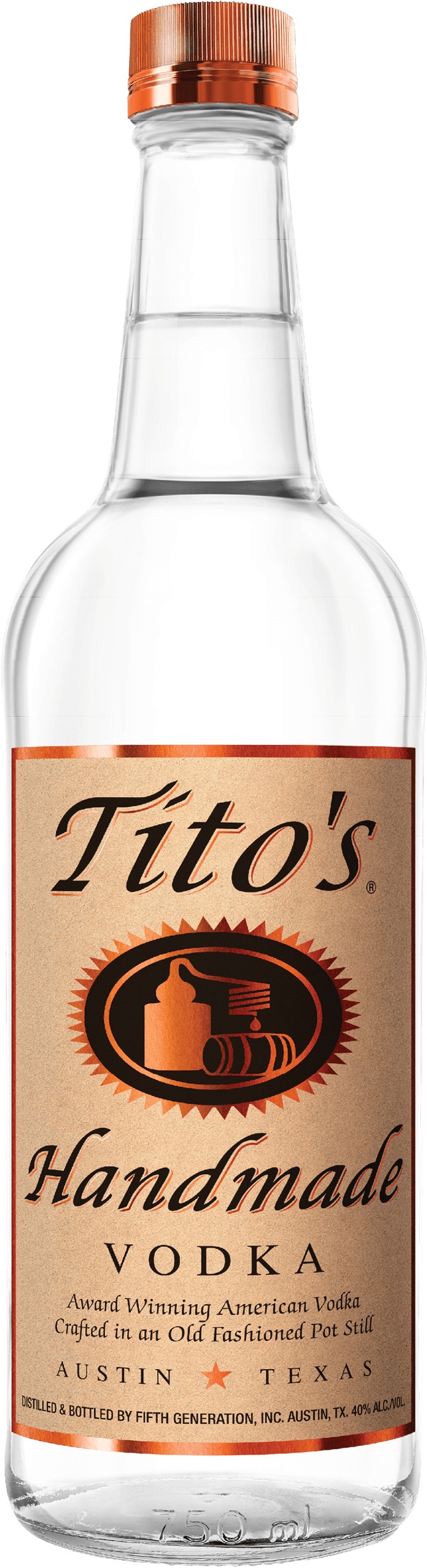 TITOS VODKA 750ML