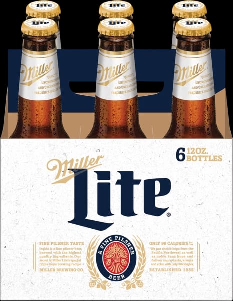 MILLER LITE 6PK BTL