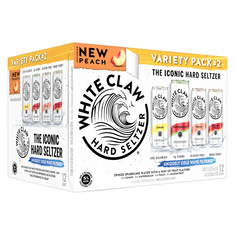 WHITE CLAW VARIETY #2 12PK CAN