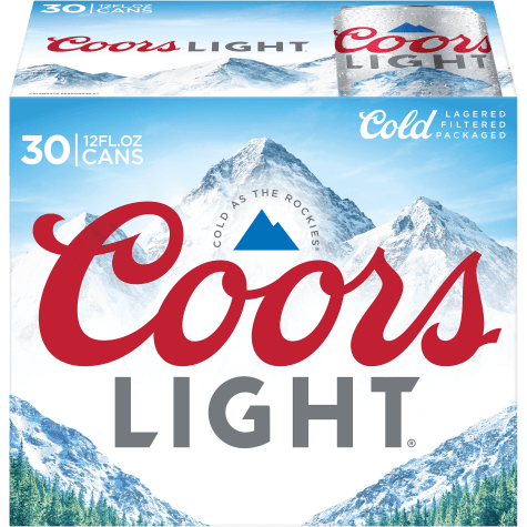 COORS LIGHT 30PK CAN