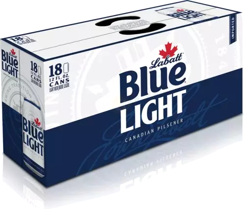 LABATT BLUE LIGHT 18PK CAN