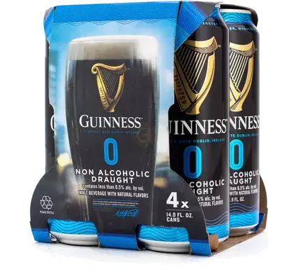 GUINNESS NON/ALCOHOL 4PK