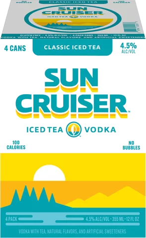 SUN CRUISER CLASSIC ICED TEA 4PK CAN