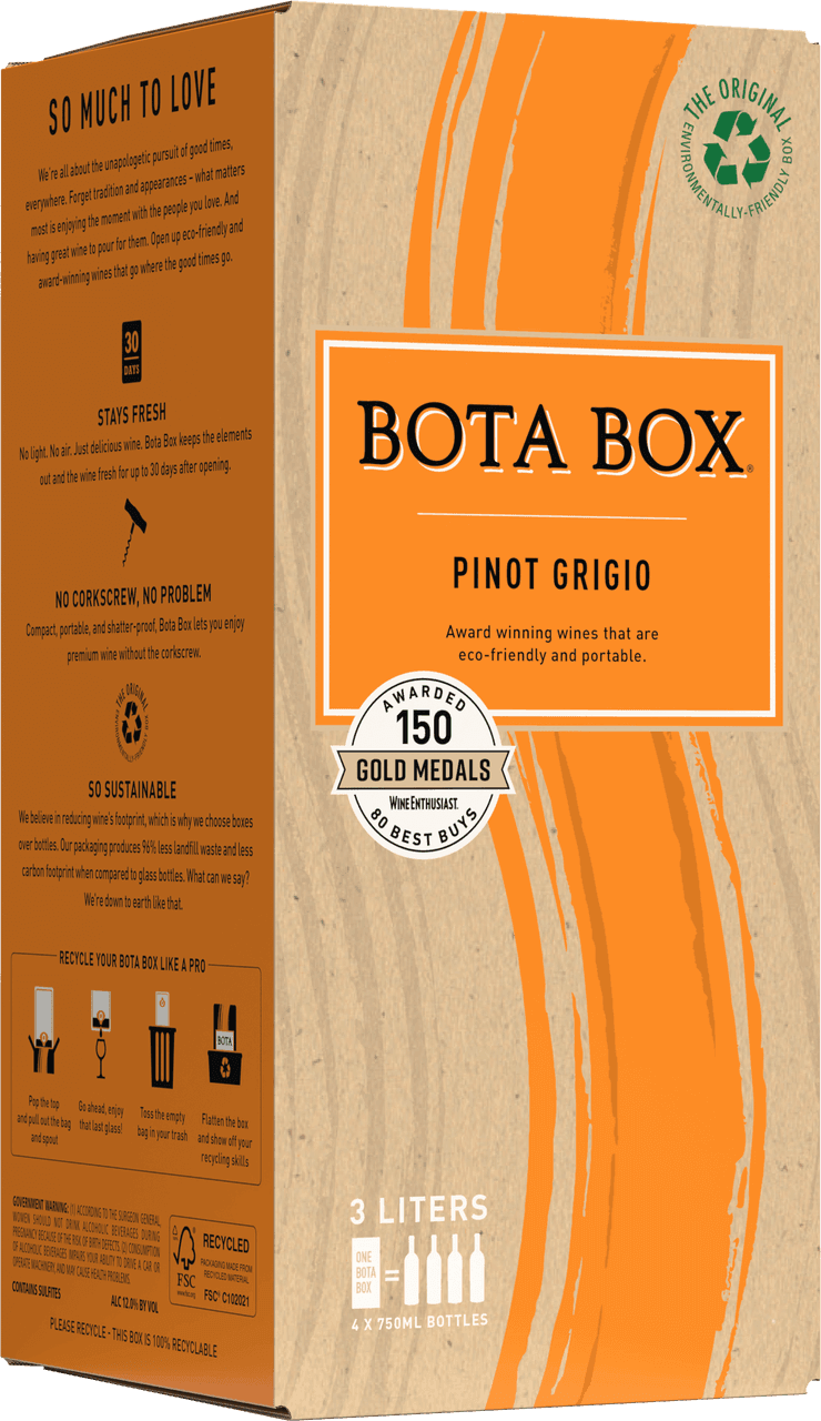 BOTA BOX PINOT GRIGIO 3LT