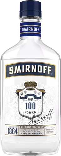 SMIRNOFF BLUE 100PROOF 375ML