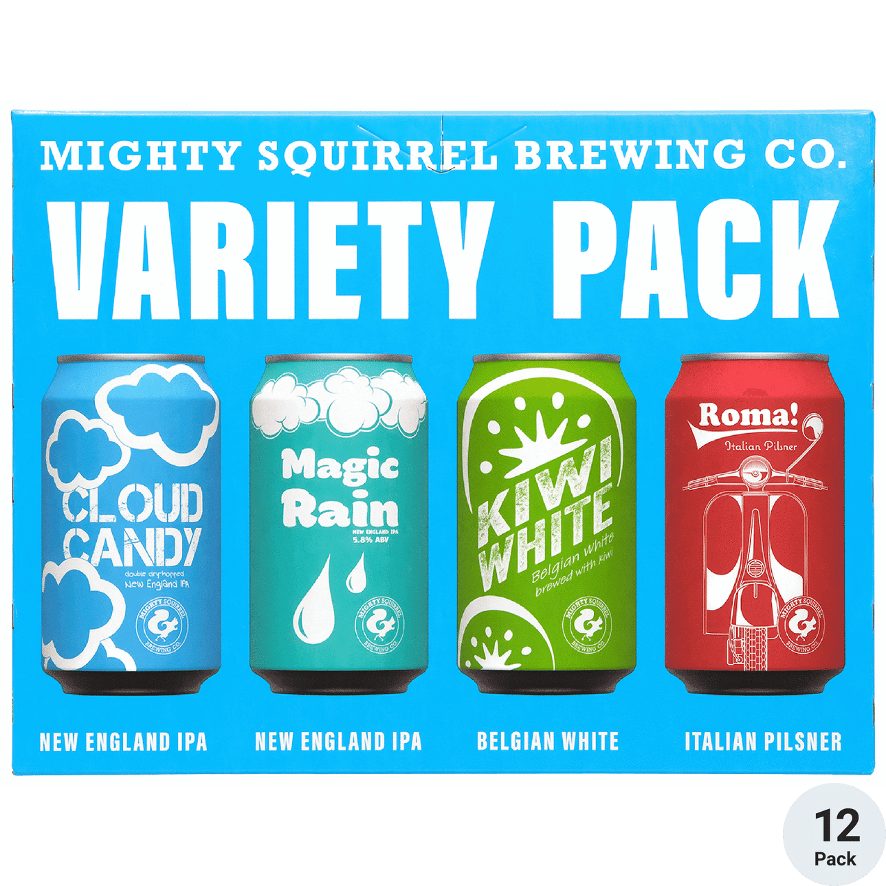 MIGHTY SQUIRREL VARIETY 12PK CAN