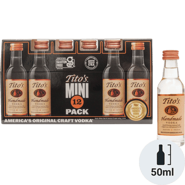 TITOS 5OML SLEEVE 12PK