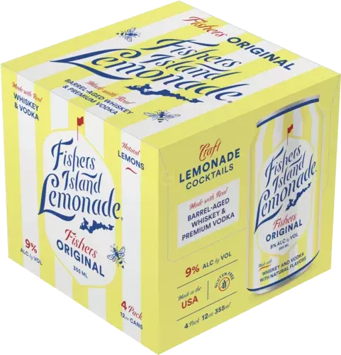 FISHER ISLAND LEMONADE 4PK CAN